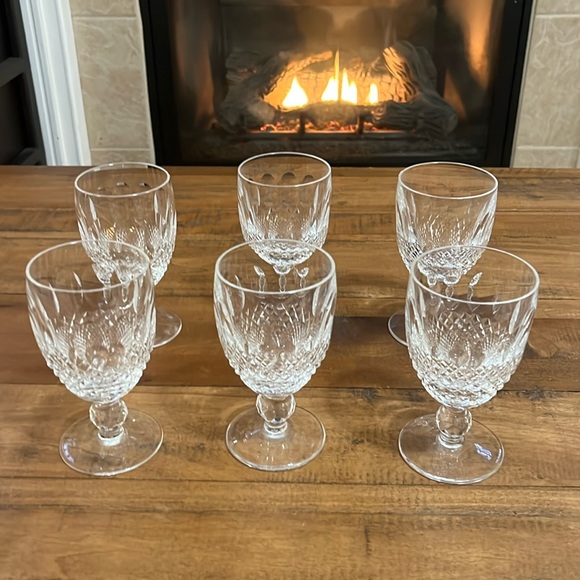 Waterford Crystal Dining Vintage Colleen Waterford Wine Glasses 97s